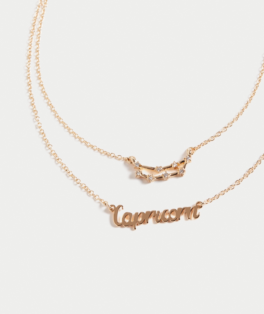 Bershka zodiac sales sign necklace